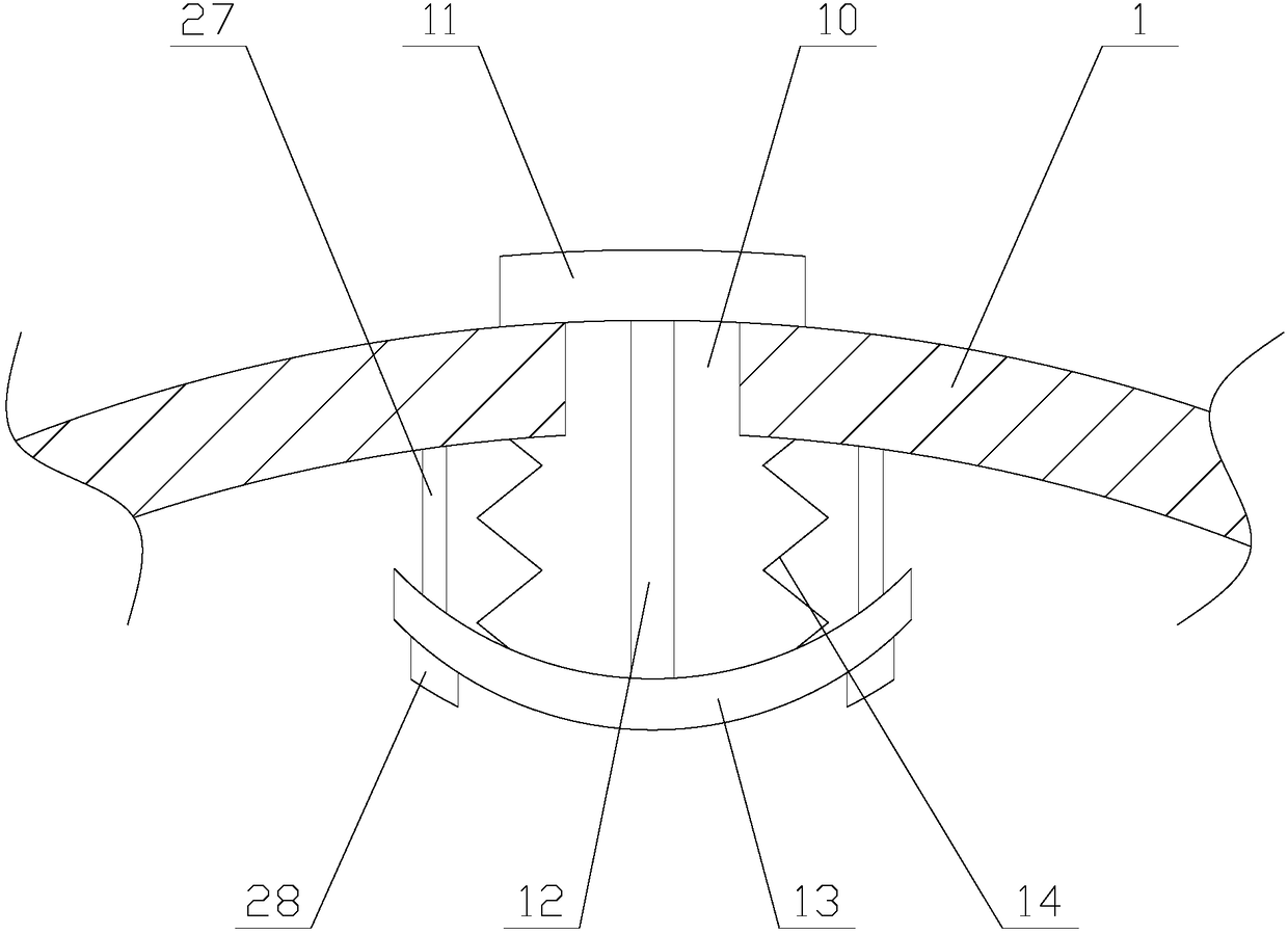 New energy automobile motor with stable rotation and automatic adjustment function