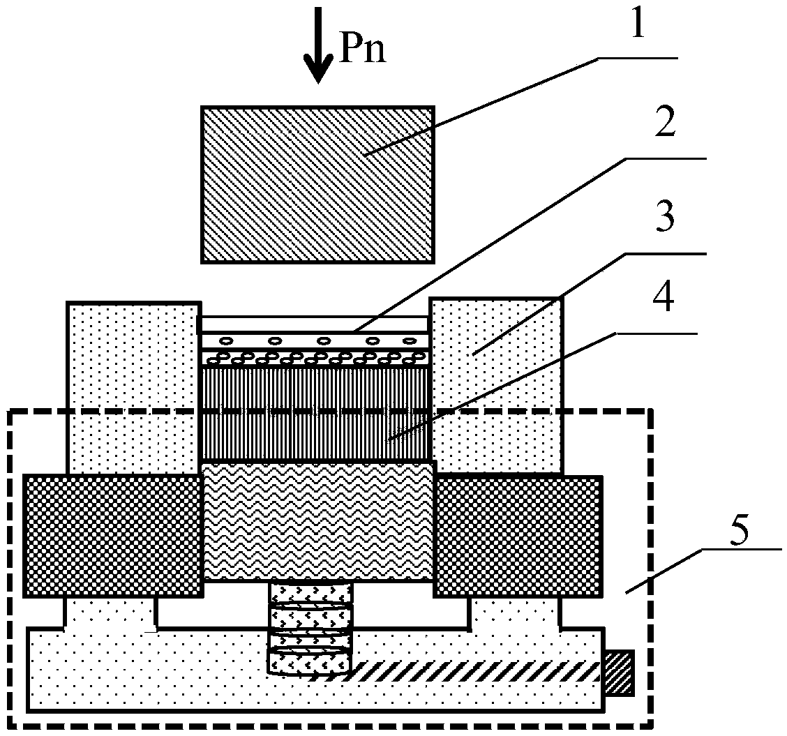 Large-size ultrathin metal matrix density gradient material, and preparation method and application thereof