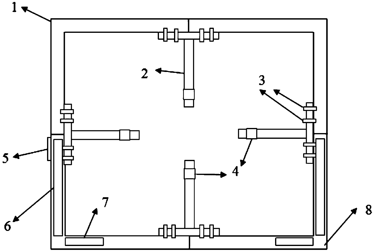 A kind of transient electromagnetic wire frame for railway tunnel and using method