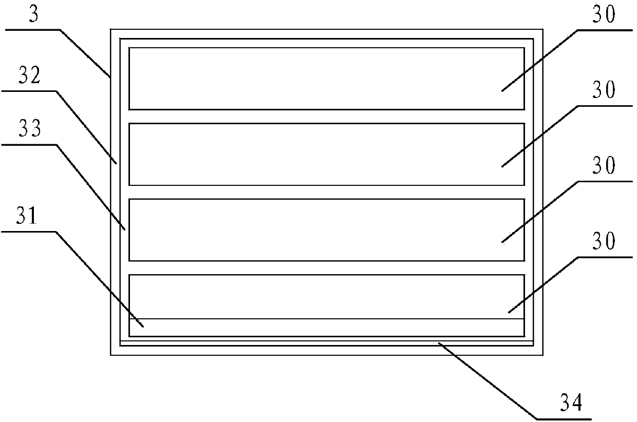 Ventilating shutter capable of being automatically closed