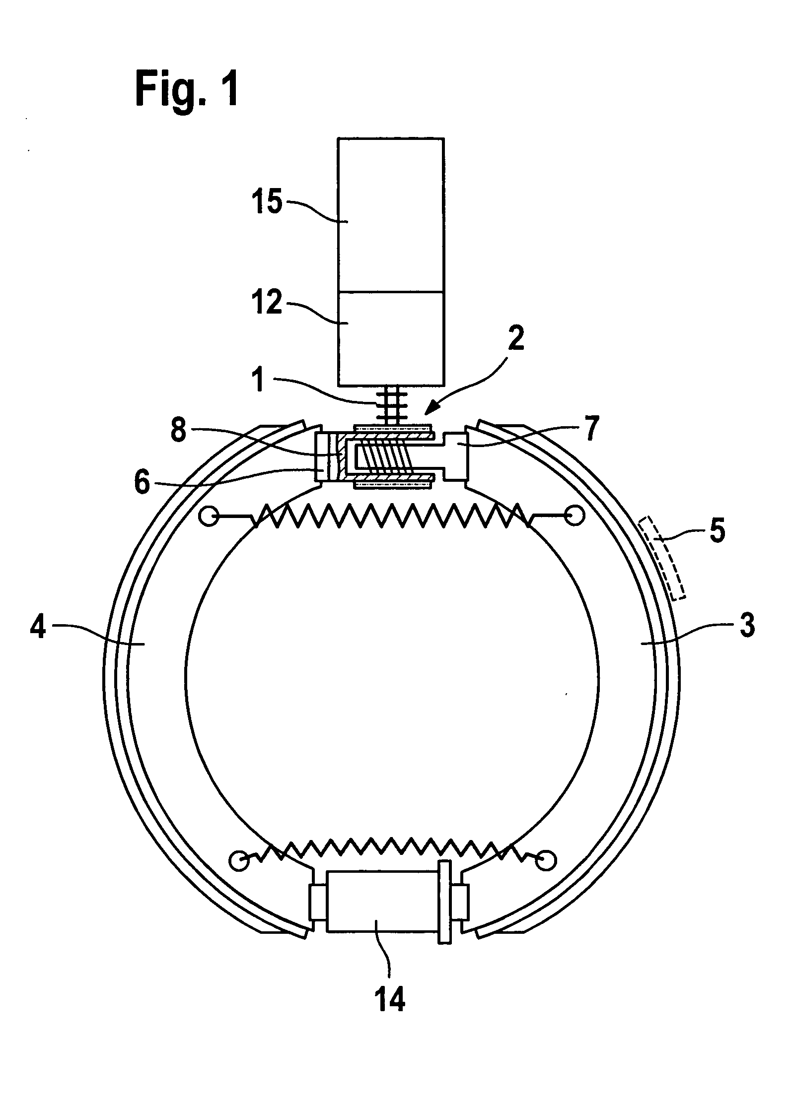 Electromechanically-operated parking brake