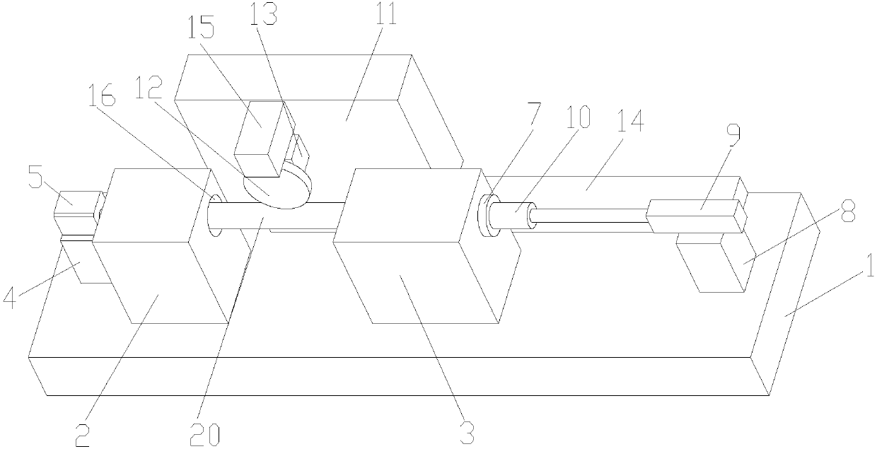 Polishing device of motor shaft