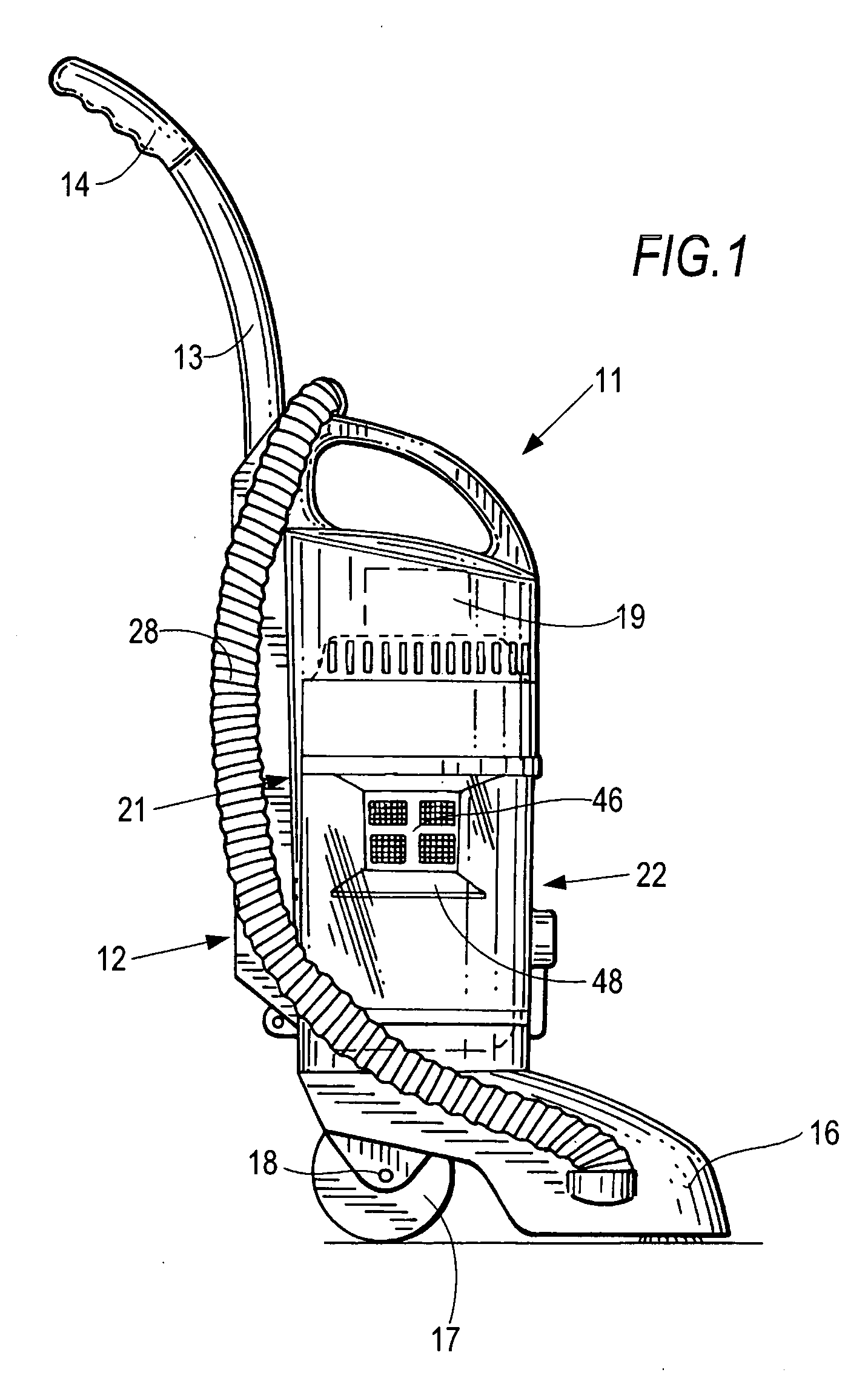 Light weight bagless vacuum cleaner