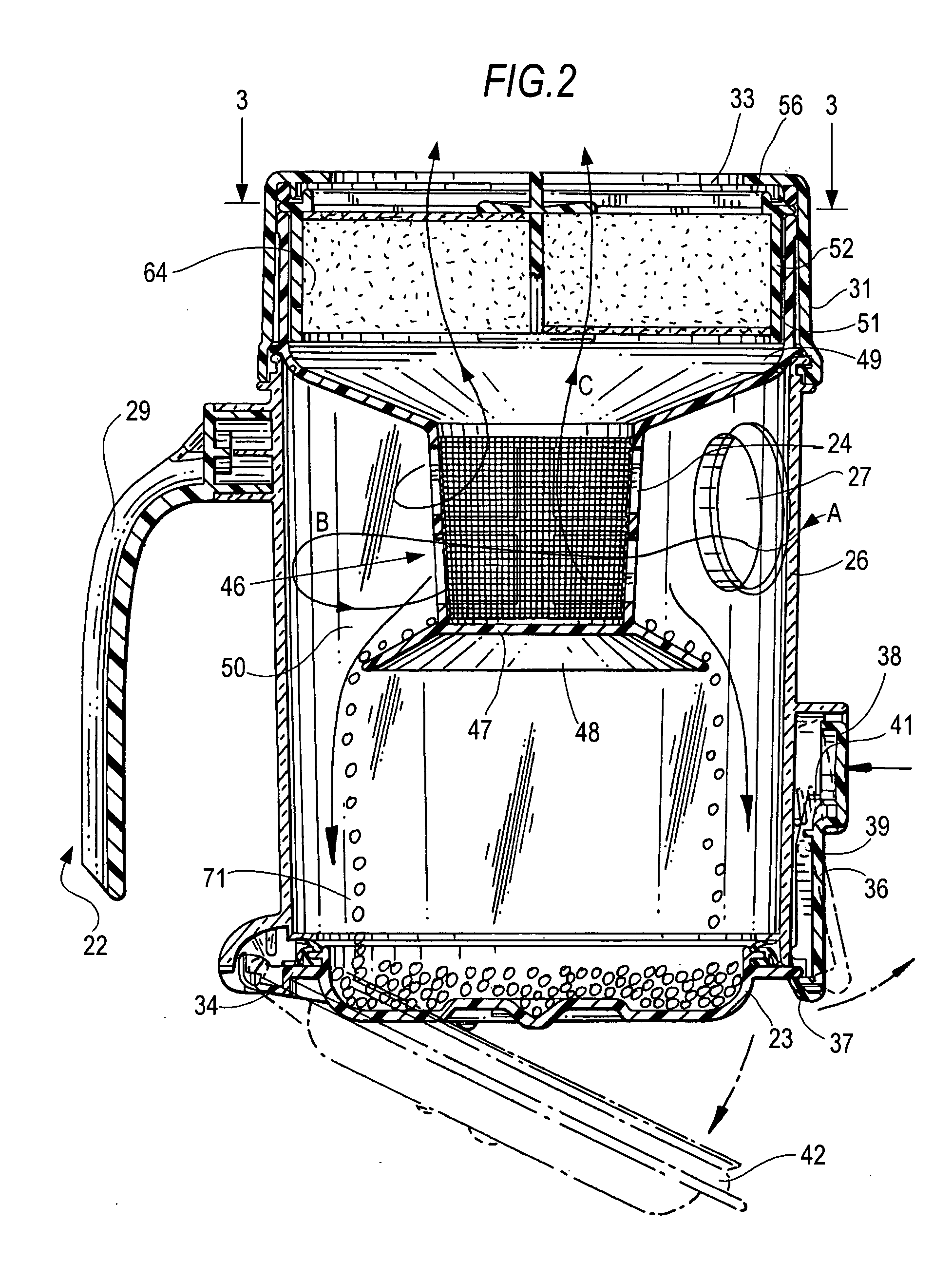 Light weight bagless vacuum cleaner