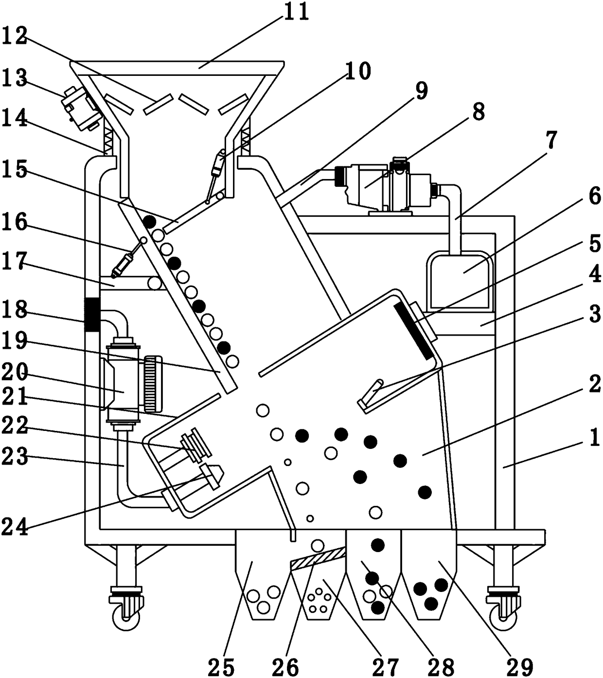 Rice color sorter