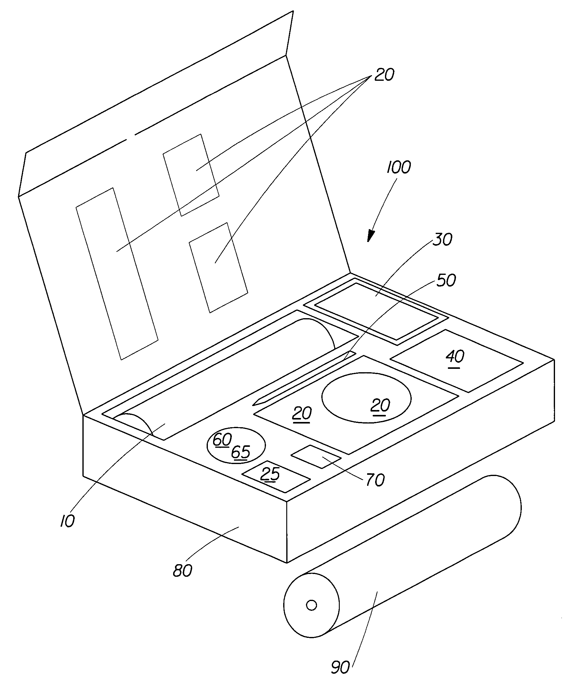 Kit for applying a decorative laminate to a target surface