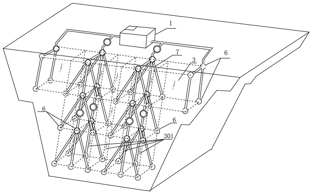 System and method for intelligent control of temperature and humidity in concrete partition grid