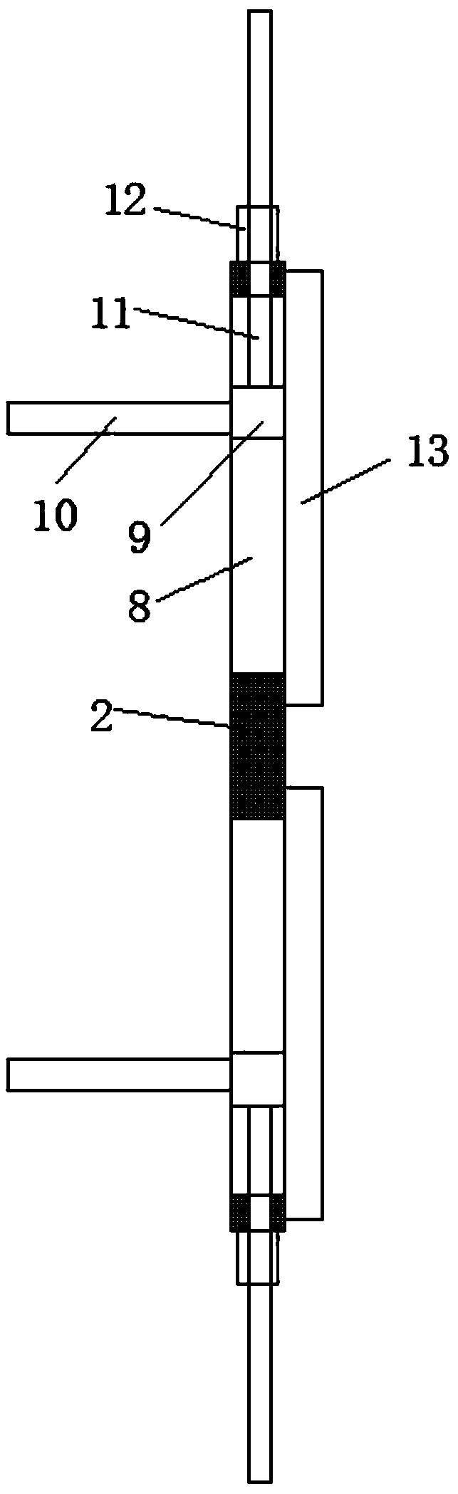 Transport mechanical arm with firm clamping function