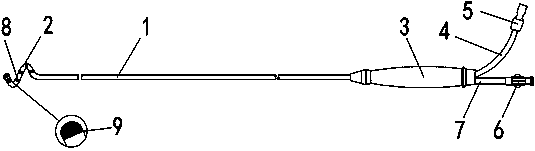 Renal artery sympathetic nerve removal cold saline radiofrequency ablation catheter with seal valve