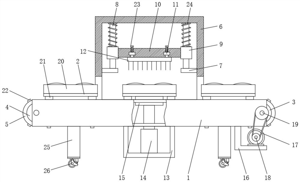 Puncturing device for drying agent packaging material