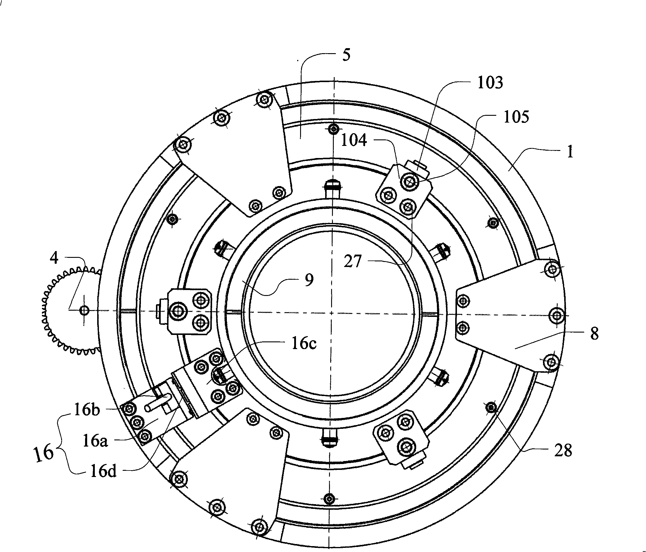 Adjusting device of movable lens