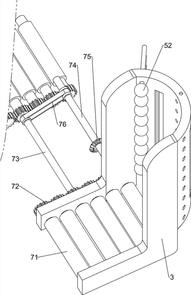 Medical postoperative leg massage device