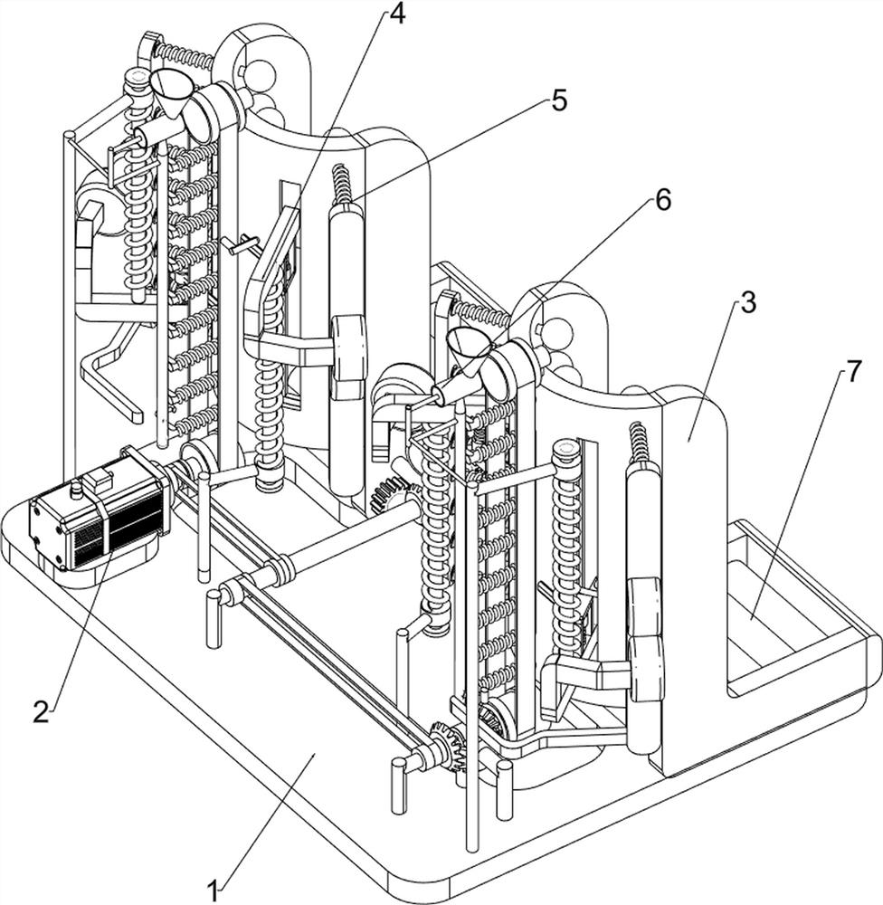 Medical postoperative leg massage device