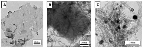 A copper oxide/carbon nanotube/carbon nitride electrochemical sensor for detecting paracetamol and its preparation method and application