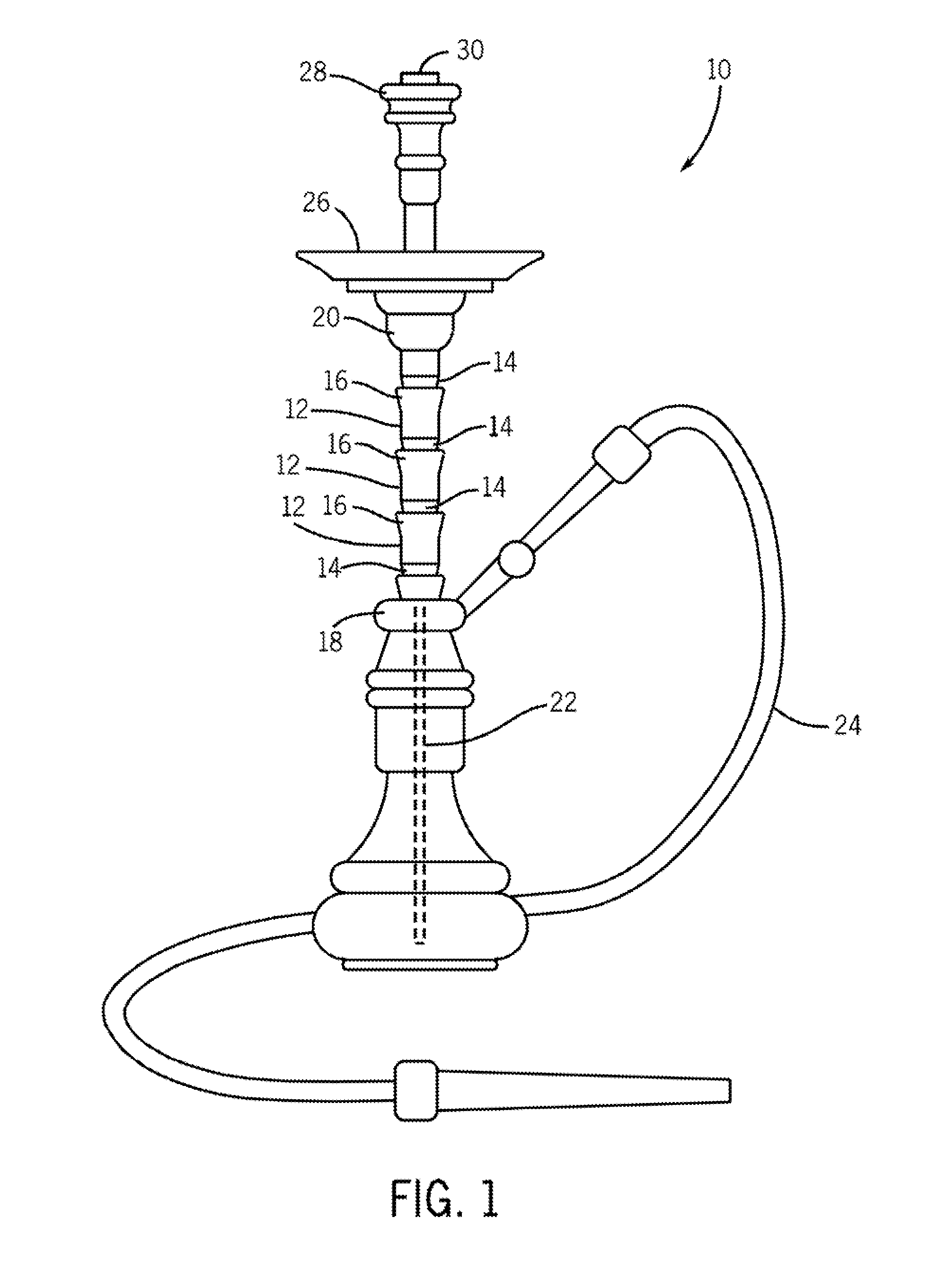 Modularized smoking device