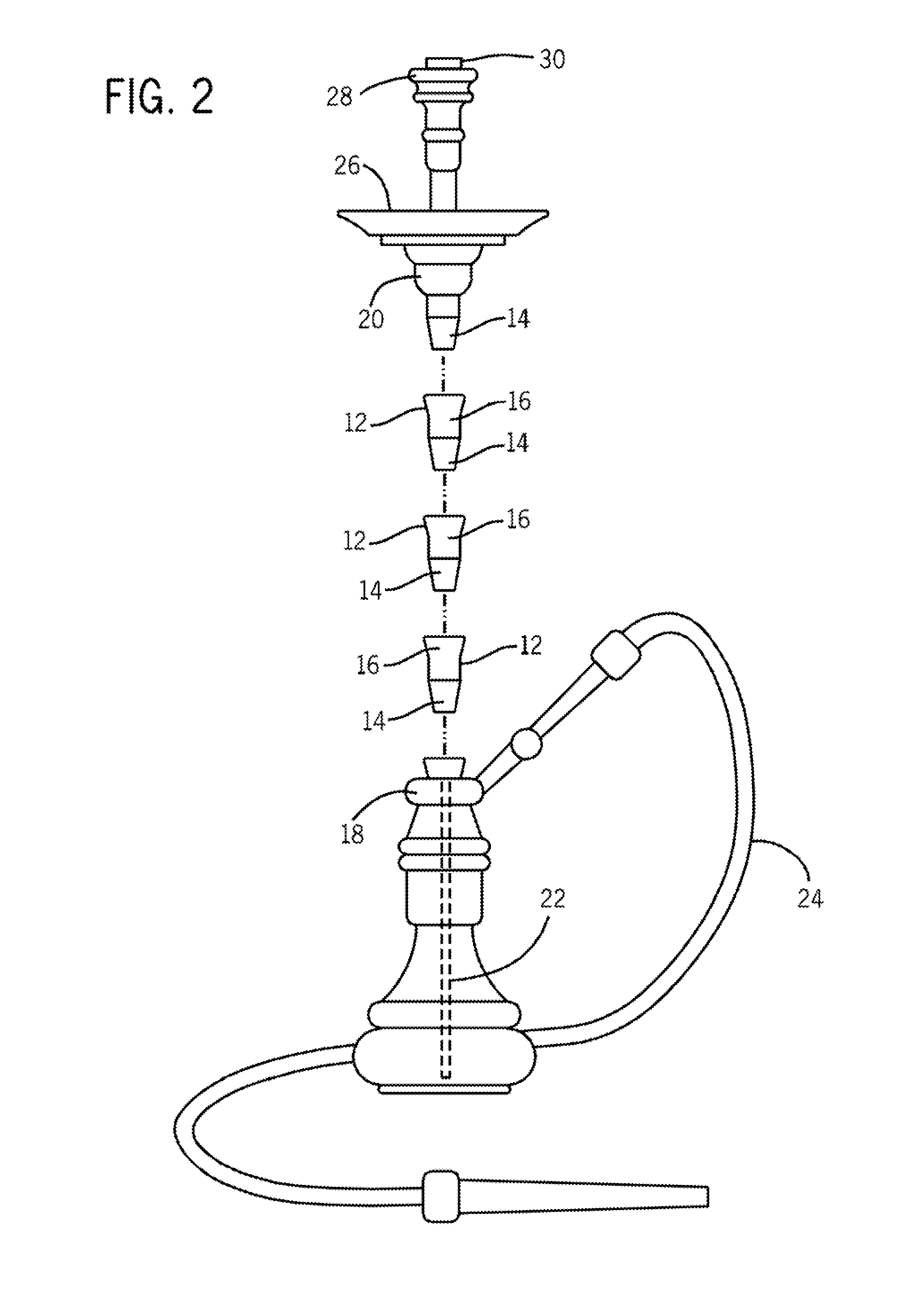 Modularized smoking device