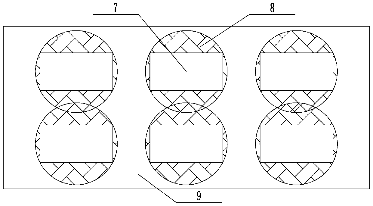 Dispensing head for LED solid crystal and dispensing method of LED solid crystal