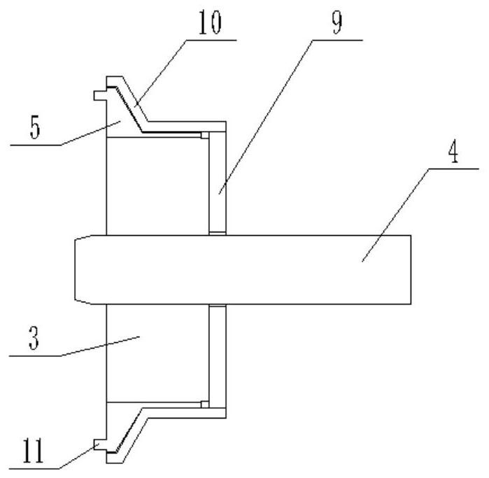 Beam-focusing position calibration device for opposite penetrating type laser measuring instrument