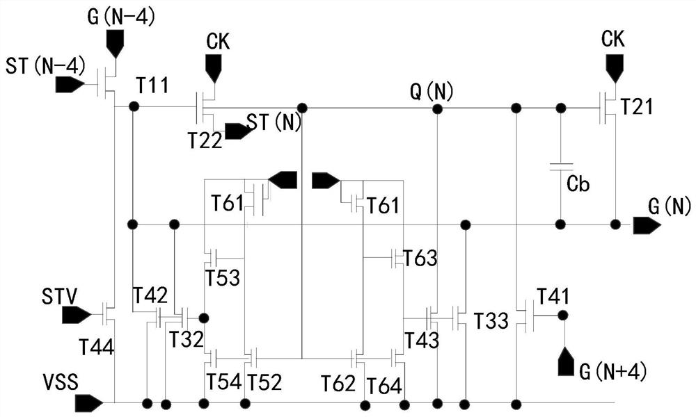 goa circuit and its electrical aging test method