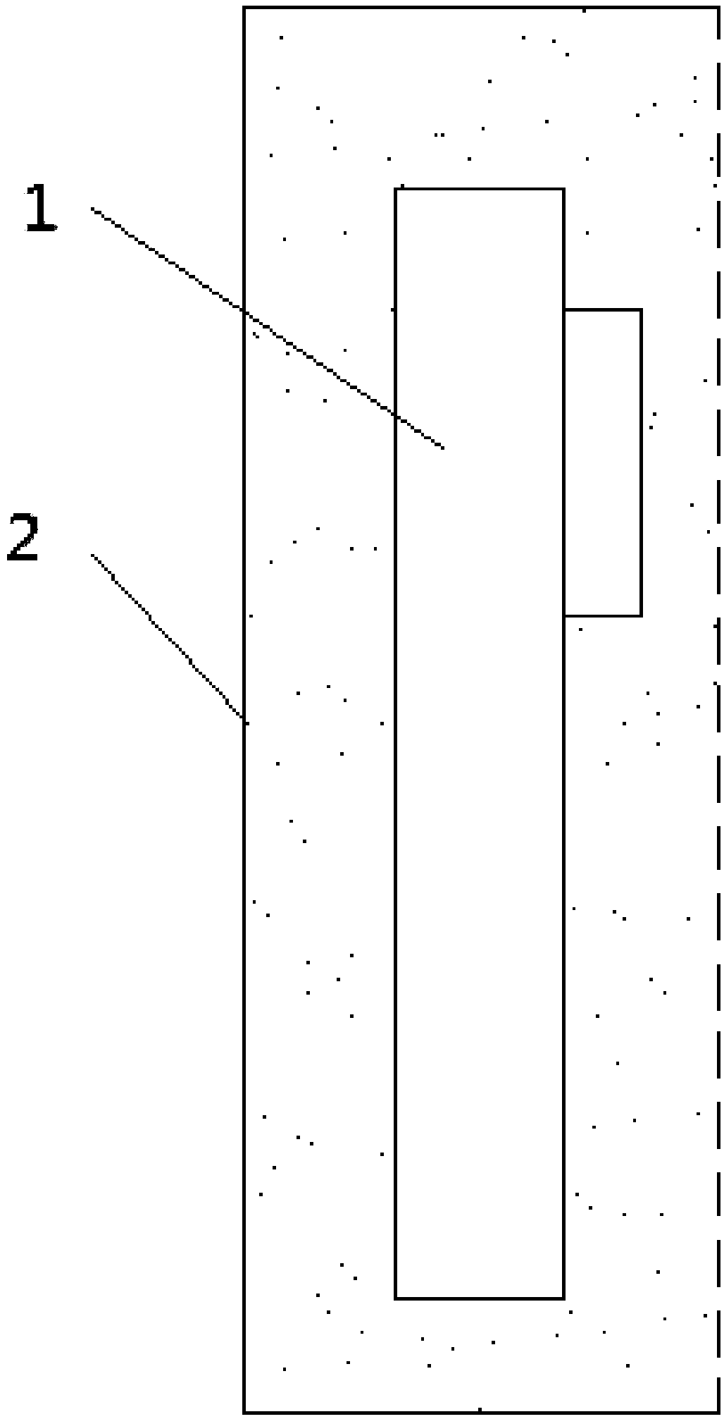 Fireproof surge protection device and filling method thereof