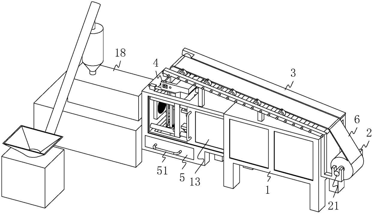 Full-automatic machining equipment for inner cores of car seat cushions