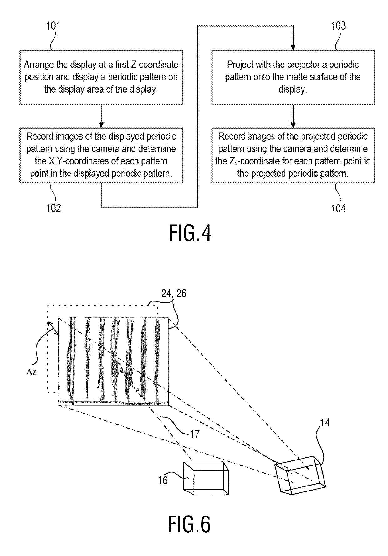 Method for calibrating an optical arrangement