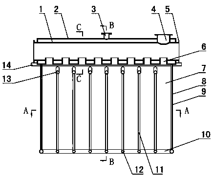 A box-type evaporator for waste heat utilization of high-temperature solid materials