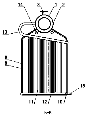 A box-type evaporator for waste heat utilization of high-temperature solid materials