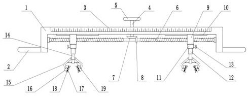 Orthopedic reduction fixing forceps capable of accurately positioning upper limb wounds