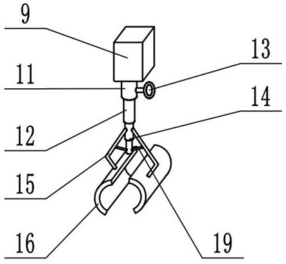 Orthopedic reduction fixing forceps capable of accurately positioning upper limb wounds