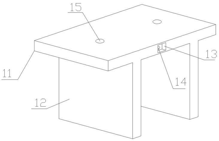 A hollow slope protection structure for expansive soil slope and its construction method