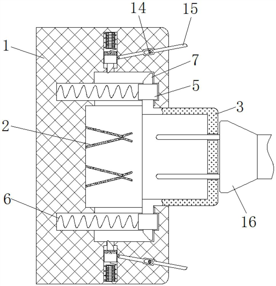 Anti-electric-shock wall type socket based on electromagnetic transformation