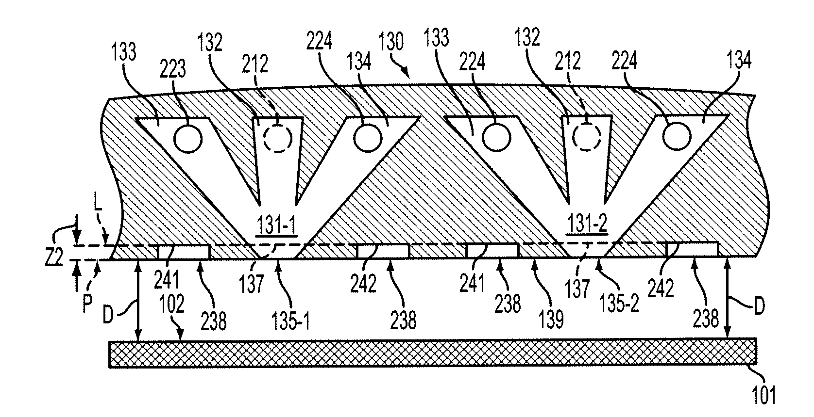 Extrusion Head With Planarized Edge Surface