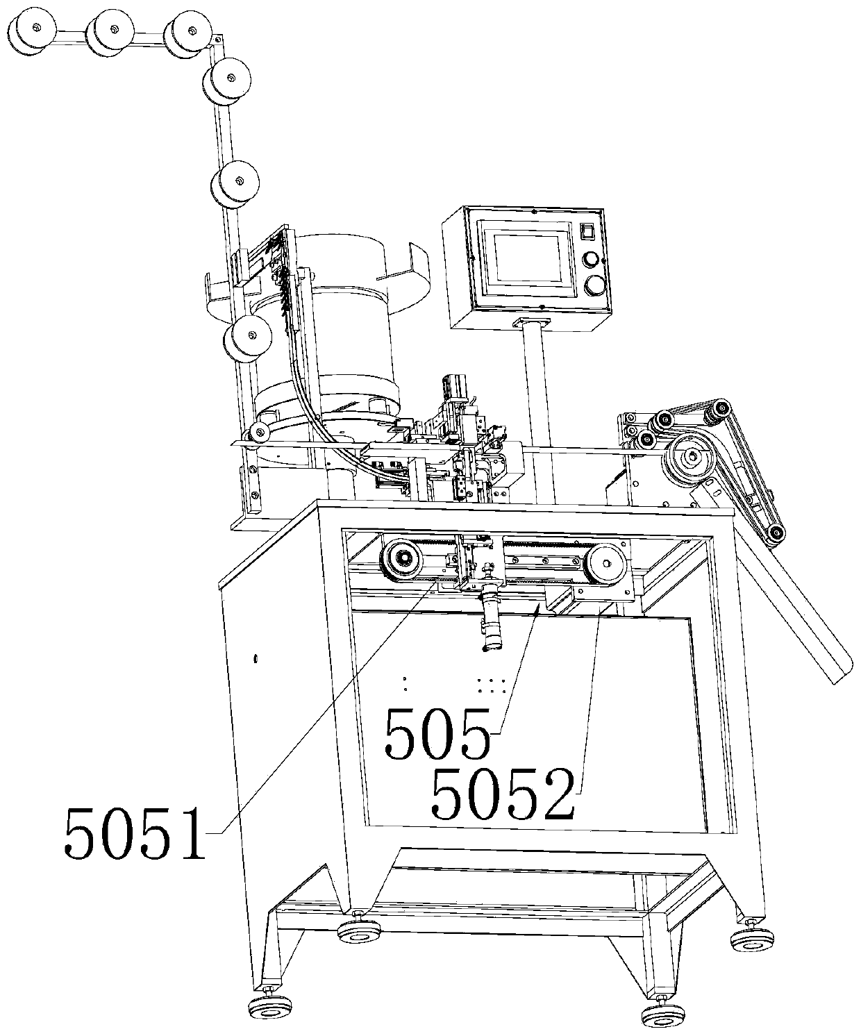 Zipper head passing machine for zippers