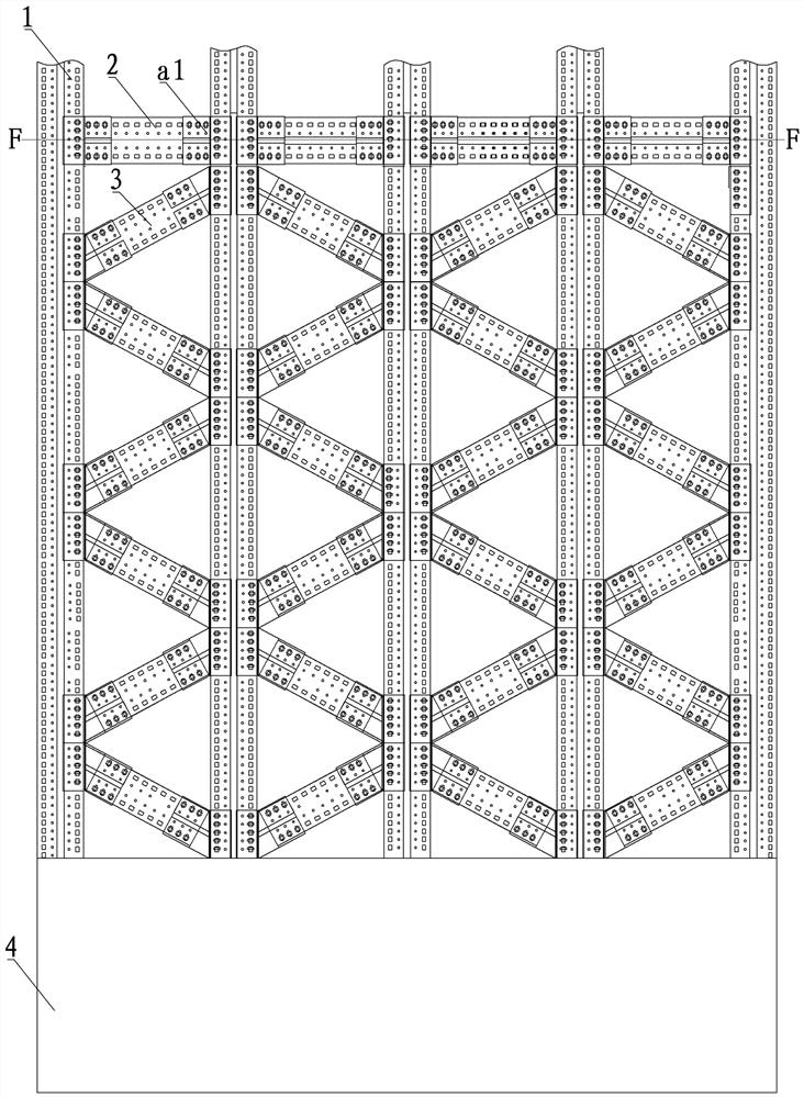 Steel structure straw material plate composite floor deck member