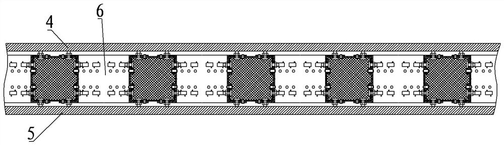 Steel structure straw material plate composite floor deck member