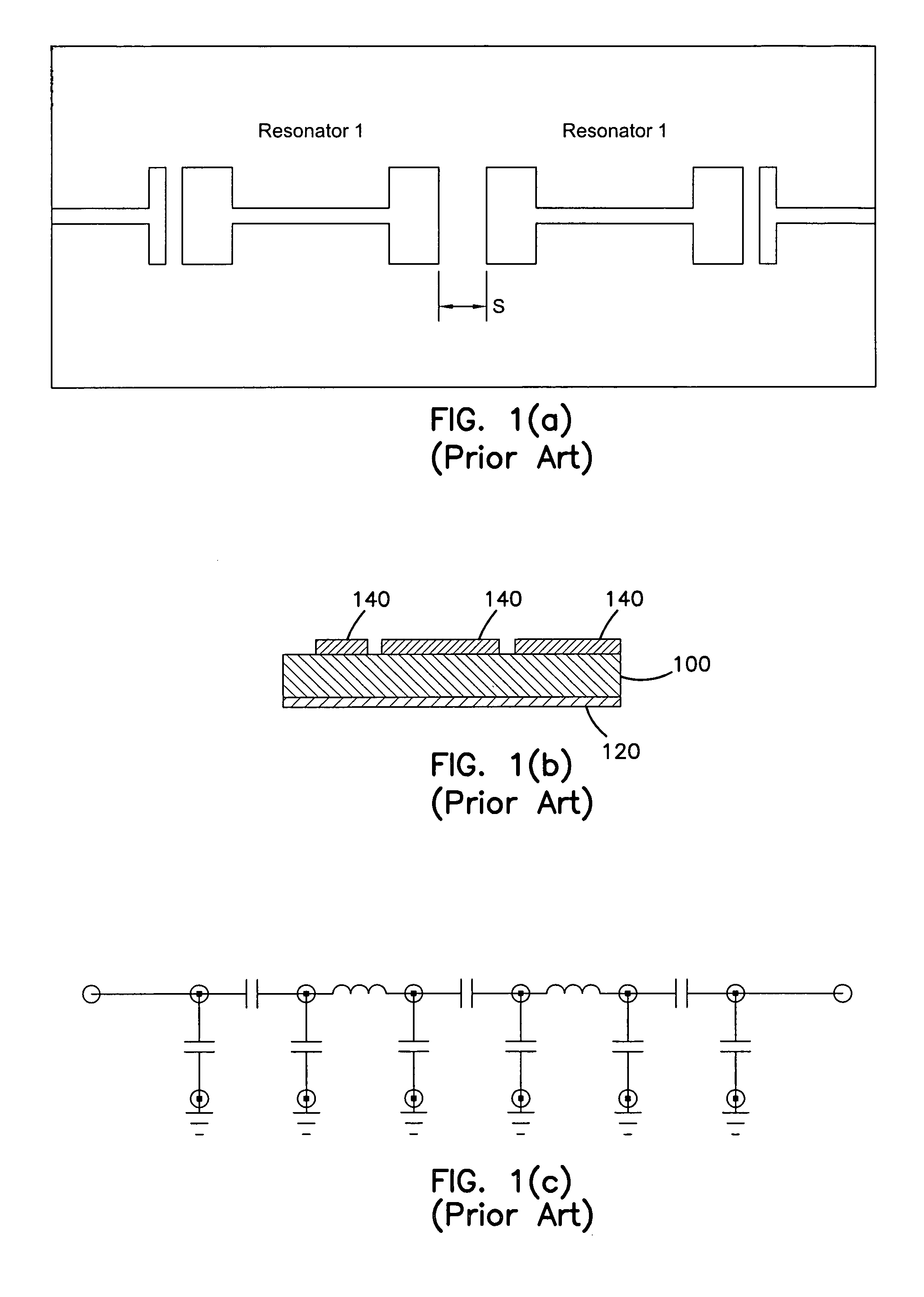 Superconductive filter with capacitive patches providing reduced cross-coupling