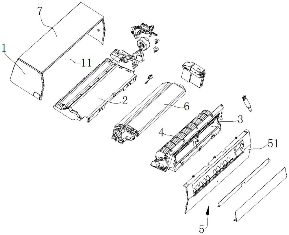 Detachable and washable air conditioner indoor unit