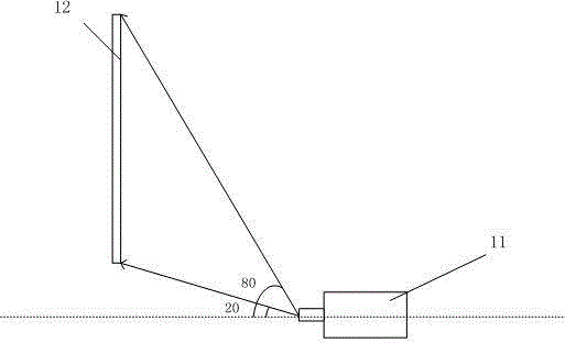 Super short-throw laser projection display screen and super short-throw laser projection device