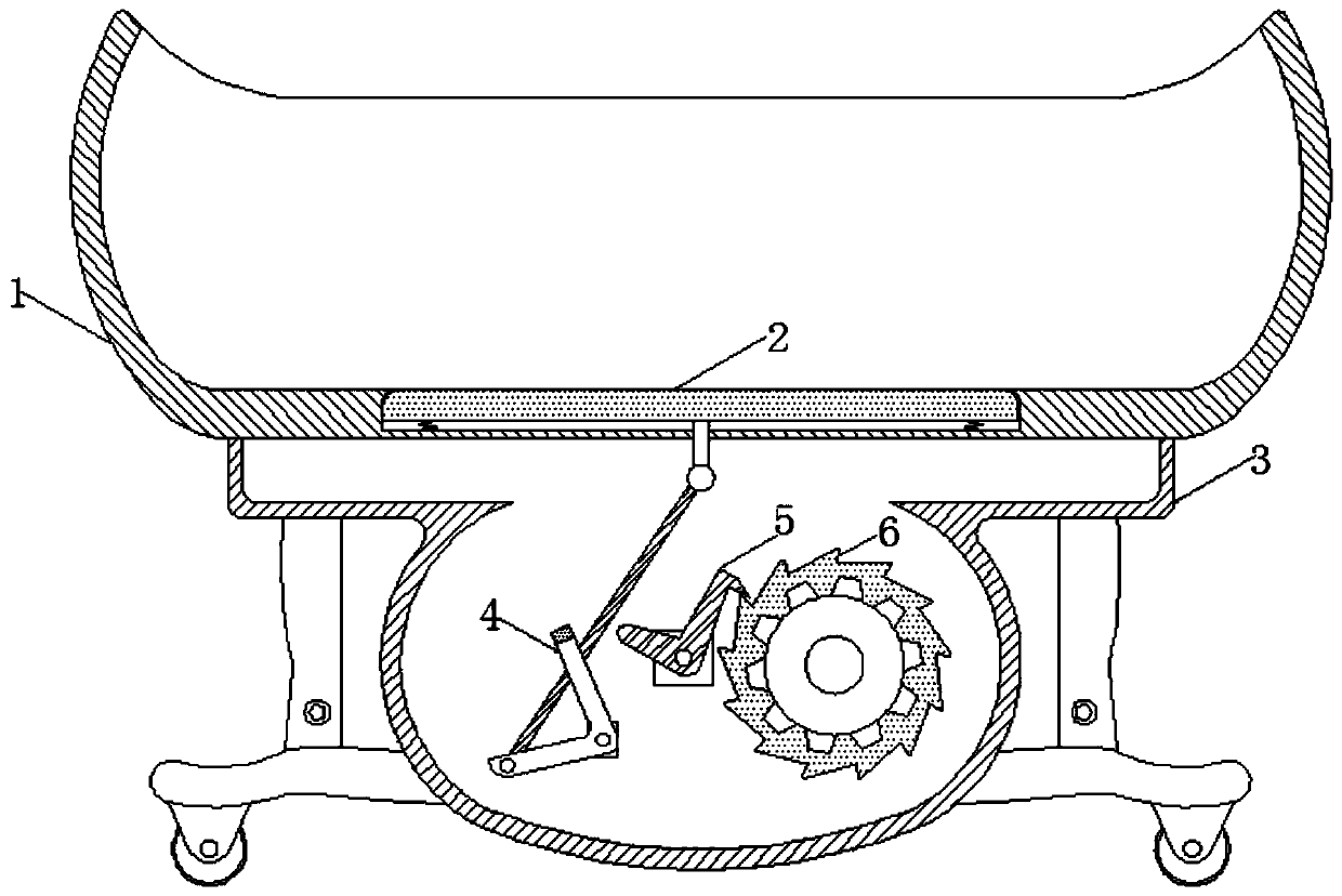 Crib capable of performing early warning and protection based on capacitance principle