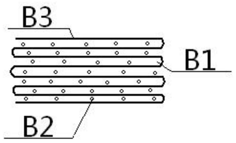 A preparation system for honeycomb porous structure cotton