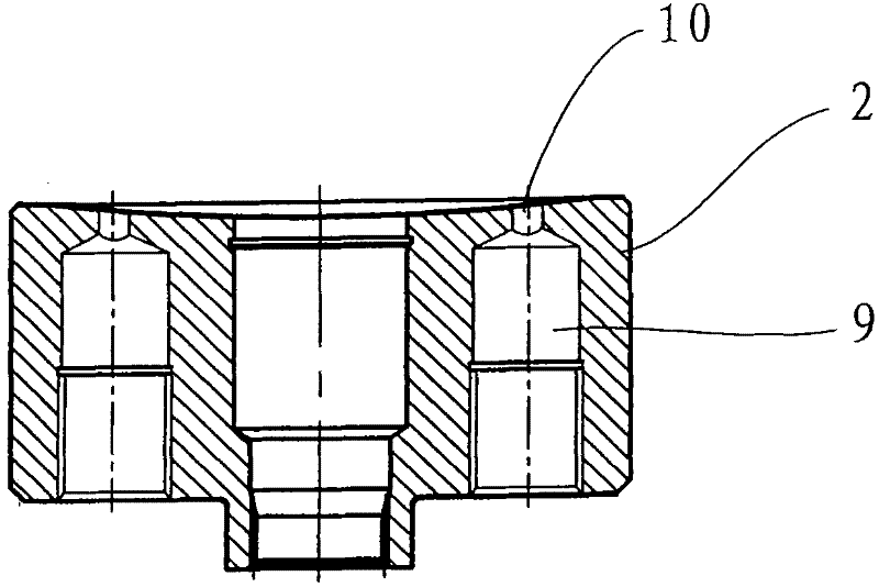 Axial plunger pump with double rows of cylinder holes and cylinder bodies