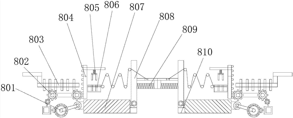 Novel automobile glass gluing device