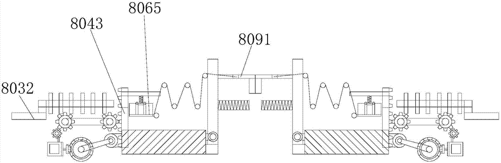 Novel automobile glass gluing device