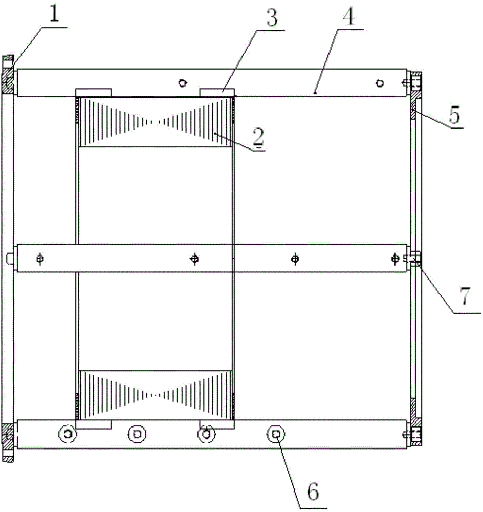 Hexagonal generator stator iron core