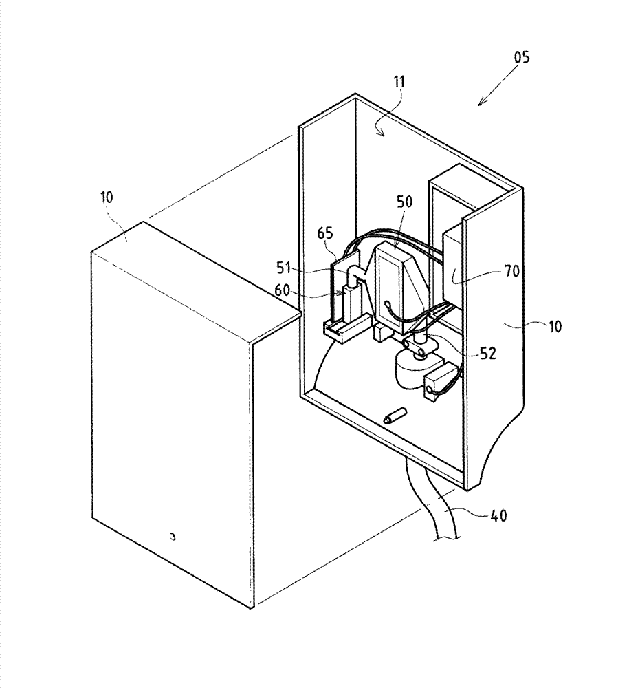 Ozone supplying device