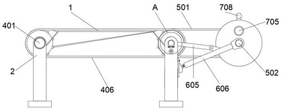 An intelligent material conveying device and operation method