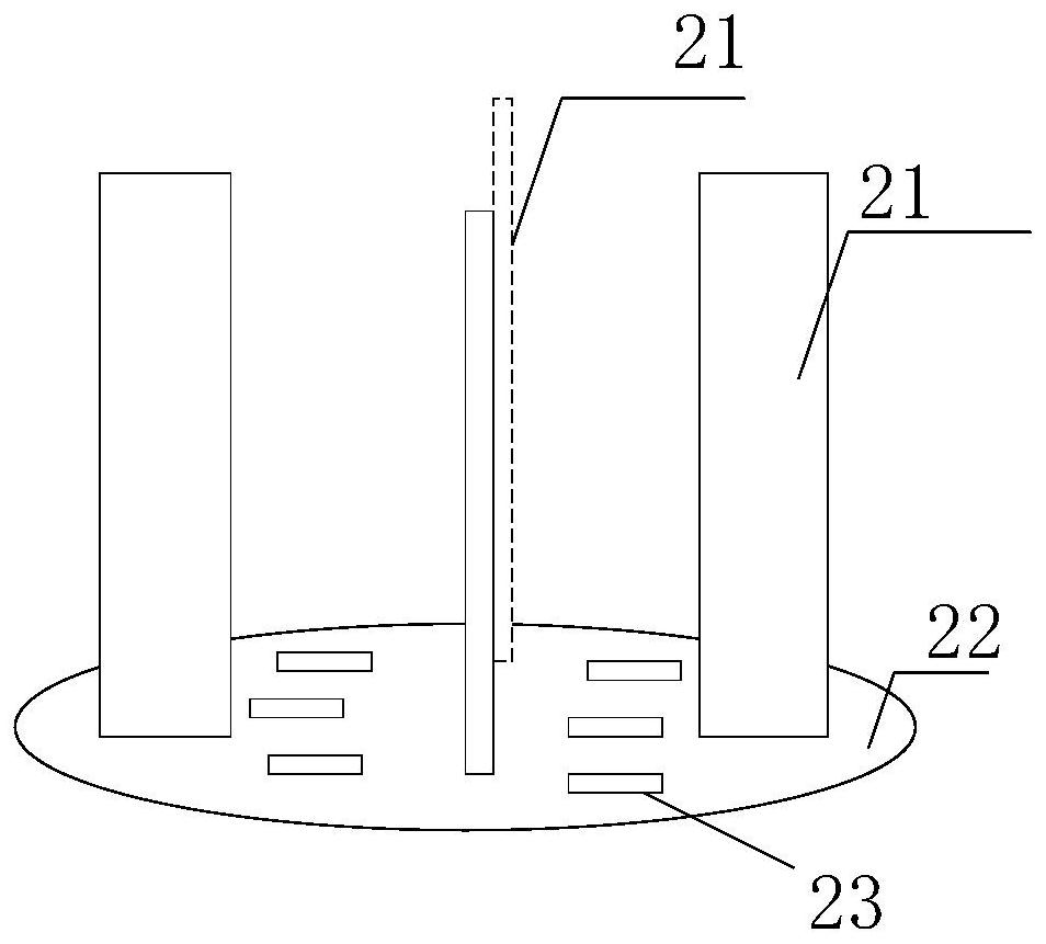 Device and method for converting organic sulfur in blast furnace gas and method for regenerating organic sulfur conversion catalyst