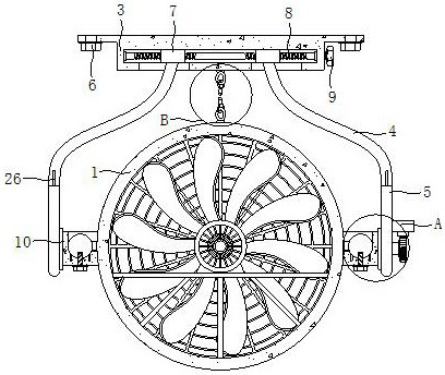 Ventilation equipment convenient to disassemble and assemble