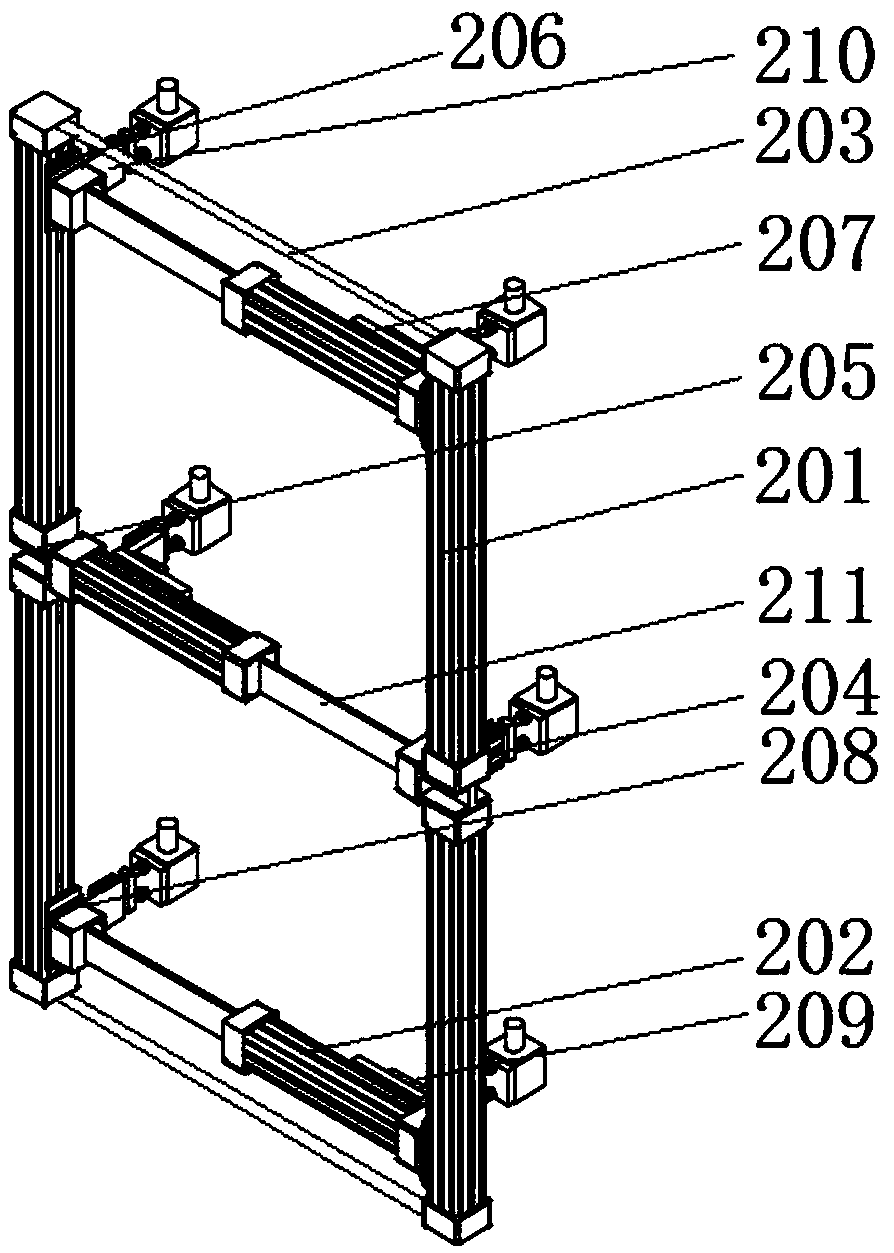 Climbing robot with magnetic adsorption device